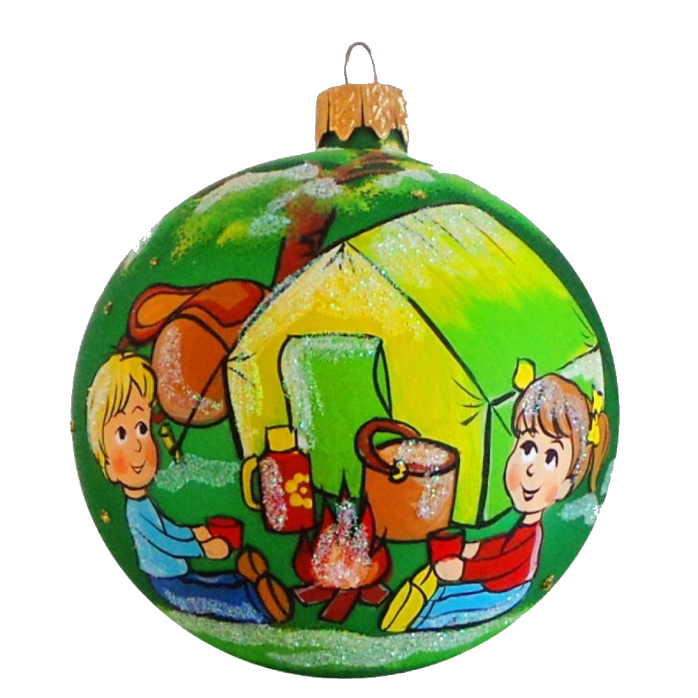 Camping Ornament